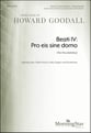 Beati IV : Pro Eis Sine Domo SSAA choral sheet music cover